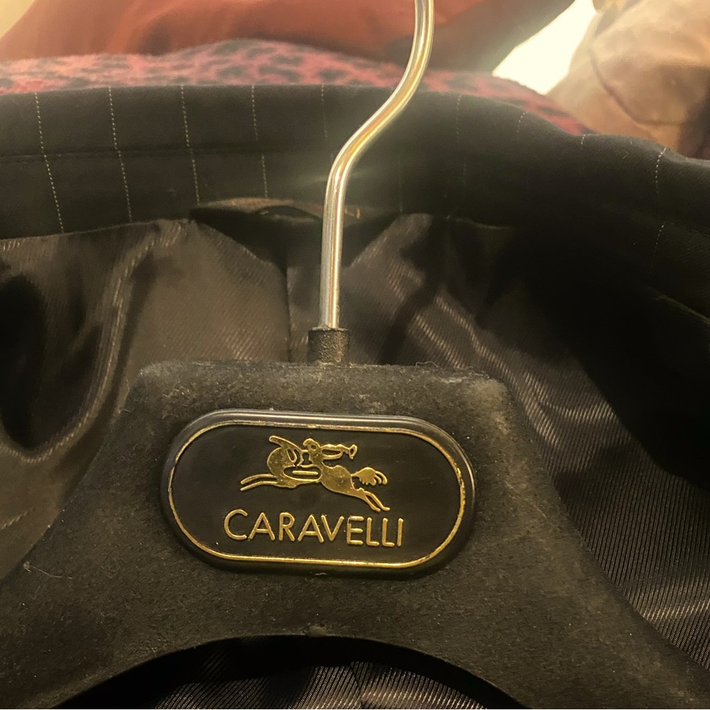 Caravelli Black 2 pc set, Blazer & pants